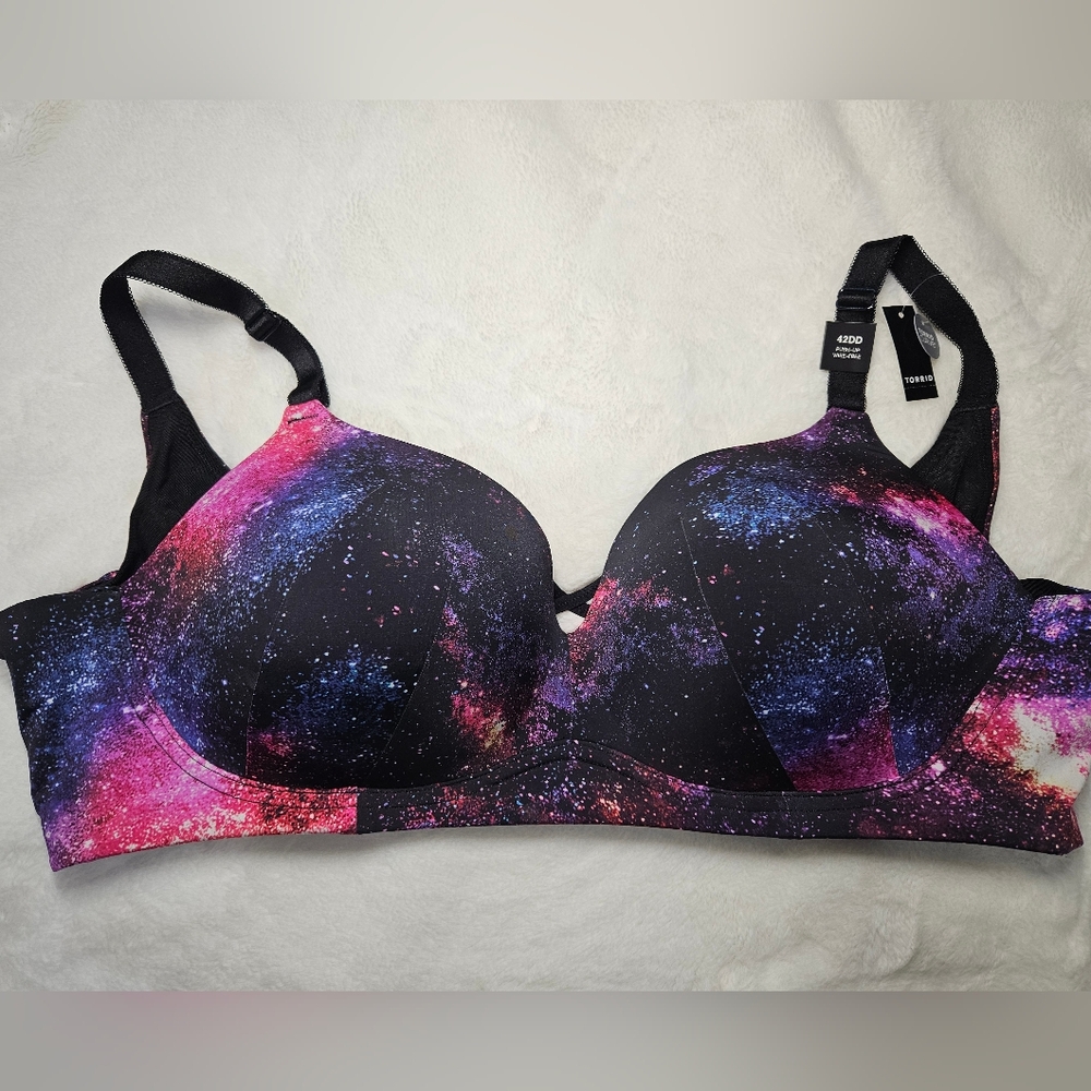 Torrid Cosmic Push-Up Wire Free Bra
